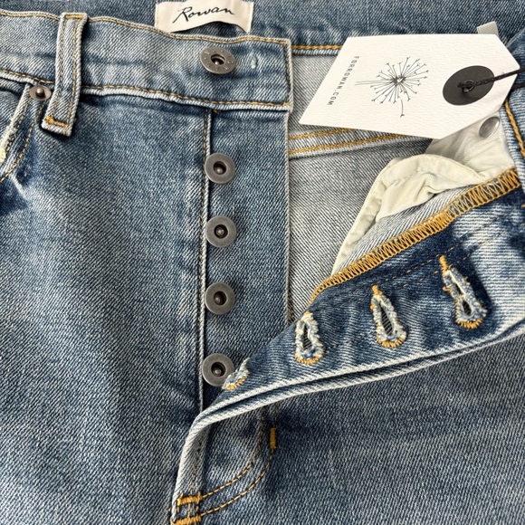 NWT, Rowan Jolene Lightwash Button Fly Jean, Sz 28 - Picture 13 of 16